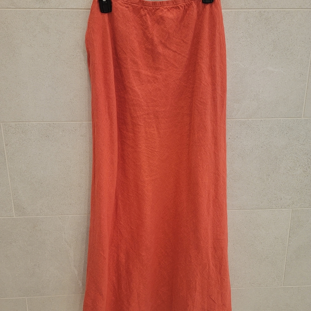 BRYN WALKER Linen Maxi Skirt